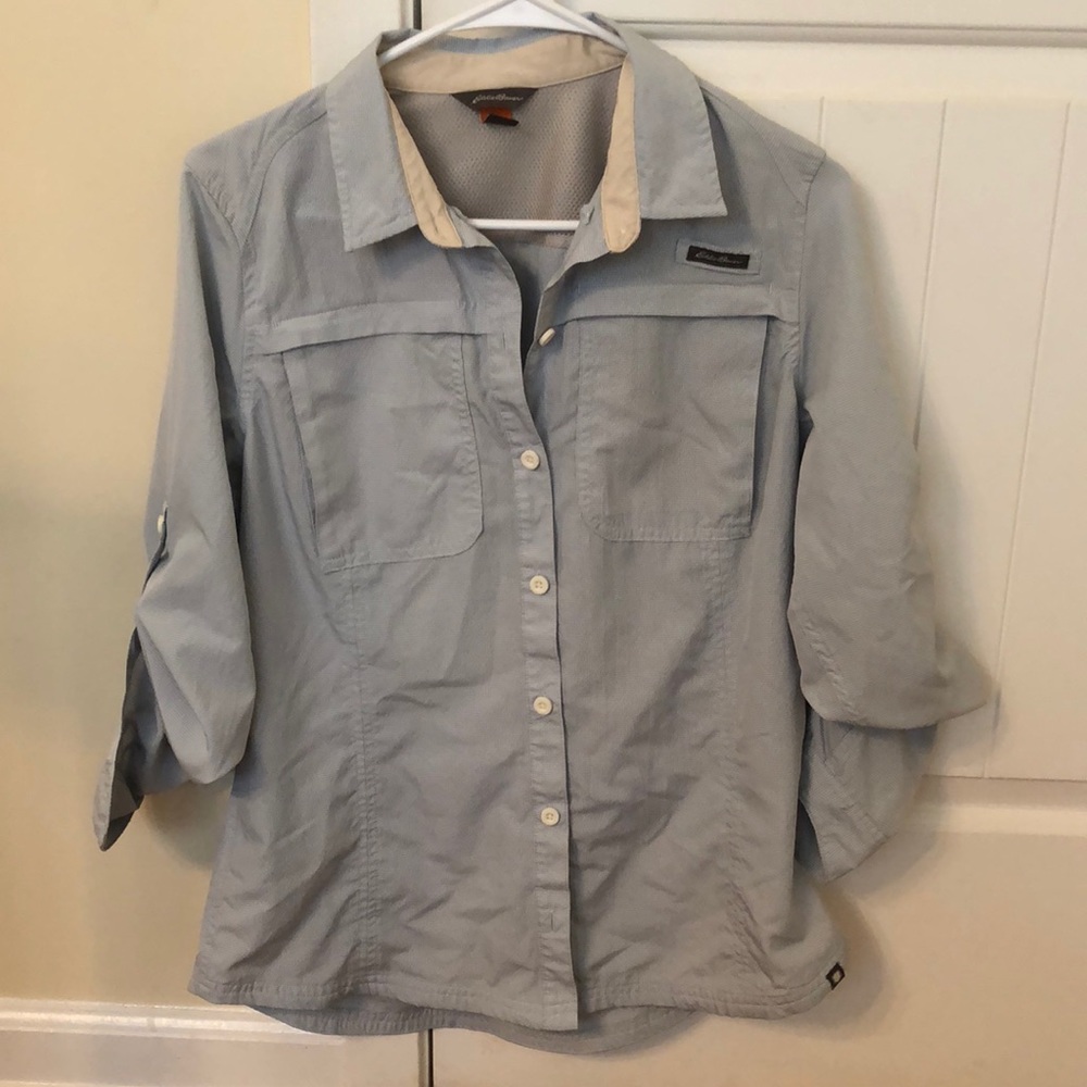 women’s medium Eddie Bauer button up